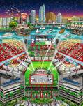 Charles Fazzino 3D Art Charles Fazzino 3D Art Super Bowl LV: Tampa Bay (DX)
